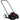 22" Battery Powered Push Sweeper With Double Brush System 18V Lithium-Ion