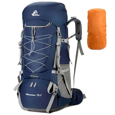 75L Camping Backpack Travel Sport Bag With Rain Cover