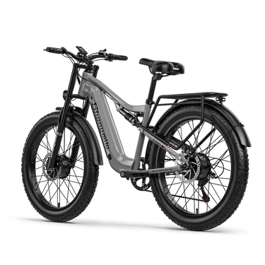 Bicicleta eléctrica de alto rendimiento con doble suspensión