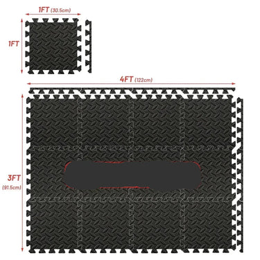 4-20 Pcs Exercise Mats Home Gym Flooring Solution