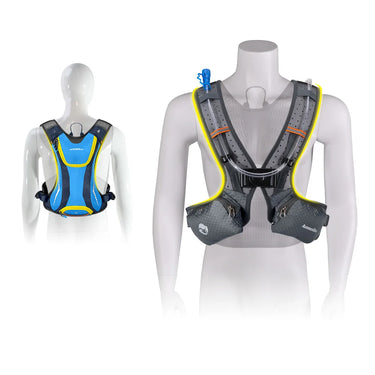 Lightweight Hydration Backpack with Helmet Mesh