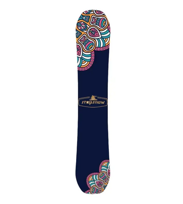 Kids' Snowboard  Poplar Wood & Fiberglass