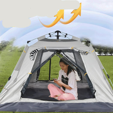 Tienda de campaña emergente para un camping sin esfuerzo