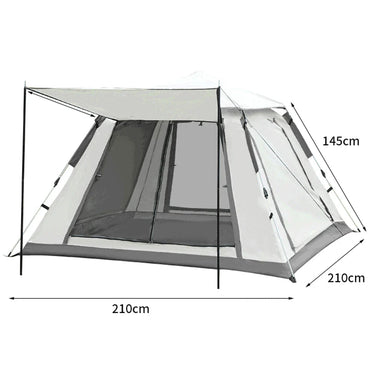 Tienda de campaña emergente para un camping sin esfuerzo