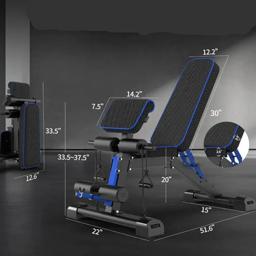Adjustable Foldable Weight Bench for Home Gyms