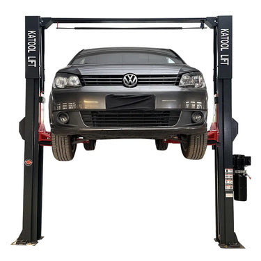 KATOOL KT-M140XD 14,000 lb 2-Post Overhead Car Lift — KT-M140XD 14000 lb 2-Post Overhead Car Lift and KT-MP2 Lift Height Extensions (Set of 4)