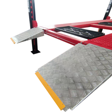 Katool KT-4H950 Heavy Duty Parking Lift 9,500 lbs Capacity — Katool KT-4H950 Heavy Duty Parking Lift with KT-RJ70 7000lbs Rolling Jack
