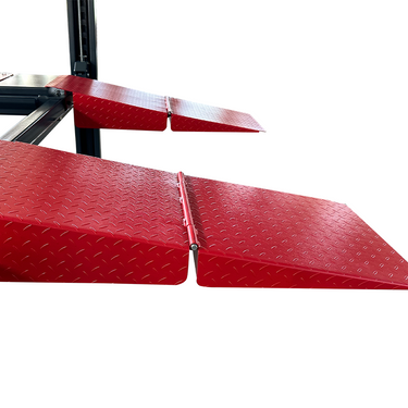 Katool KT-4H120X Heavy Duty Four Post Lift 12,000 lbs Capacity — Two Rolling Jacks