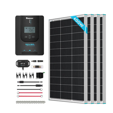 400W 12V Solar Panel Kit with Optional Smart Monitoring
