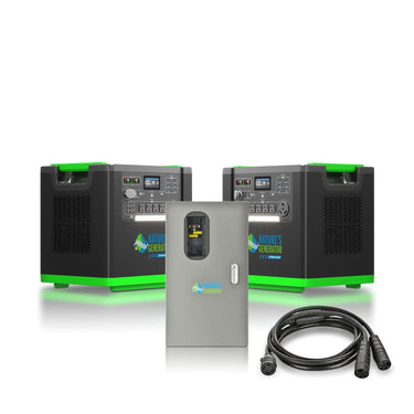 Nature's Generator Lithium 6000 and Transfer Switch