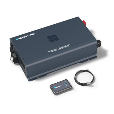 Pro 12V Bluetooth Pure Sine Inverter (1000W/2000W/3000W) + 120V 30A Automatic ATS Transfer Switch — 1000W