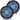 Rigid Industries 360-Series 6 Inch Off-Road LED Light, Drive Beam, Blue Backlight, Pair - 36207