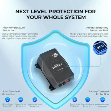 REGO 12V 60A MPPT Solar Charge Controller — None