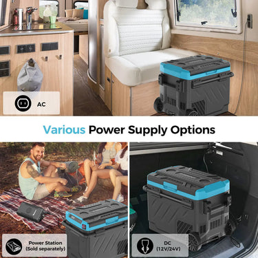 Renogy 42 Quart (40L) Portable Refrigerator — Portable Refrigerator + 72000mah Portable Power Bank