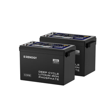 48V 50Ah Smart Lithium Iron Phosphate Battery w/Self-heating | Core Series