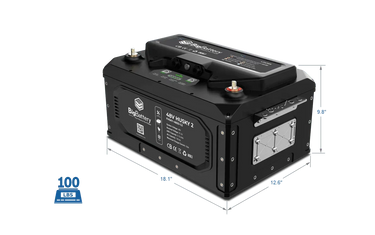 BigBattery 48V HUSKY 2 PWR | 5.12kWh LiFePO4 – High Power | Golf Cart | UTV | Industrial Battery