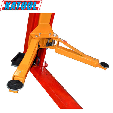 Katool KT-H100 Two Post Lift 10,000lbs Capacity — KT-H100Two Post Lift and KT-MP2 Lift Height Extensions (Set of 4)