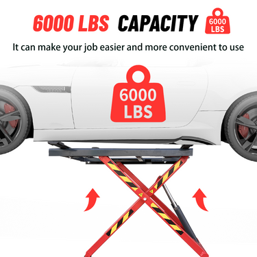 Katool KT-X66 Portable Mid Rise Scissor lift 6,000 lbs Capacity