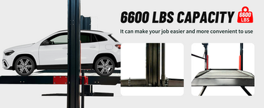 Katool KT-P2700 6,600lbs Two Post Parking Lift