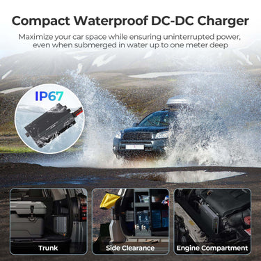 12V/24V IP67 50A DC-DC  Battery Charger with MPPT — Battery Charger Only