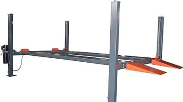 Katool KT-4H110 11,000lbs Four Post Lift — KT-RJ50 5000lbs Rolling Jack