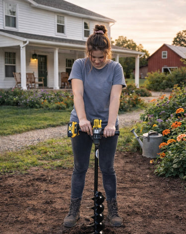 Quart Pot Landscaping Auger (5" x 28")