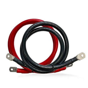 Battery Inverter Cables for 3/8 in Lugs — 5Ft 4AWG