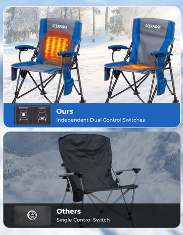 Silla calefactable para exteriores DEERFAMY