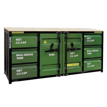 6.5ft Workbench Cabinet with 6 Drawers