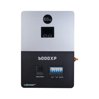 Inversor EG4 6K XP para uso aislado 6.000W de salida | 48V 120/240V Fase dividida | Inversor solar todo en uno