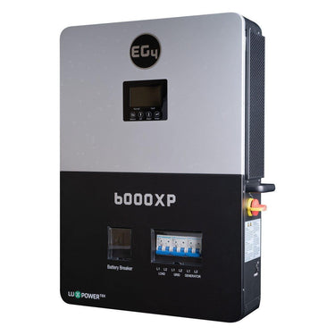 Inversor EG4 6K XP para uso aislado 6.000W de salida | 48V 120/240V Fase dividida | Inversor solar todo en uno