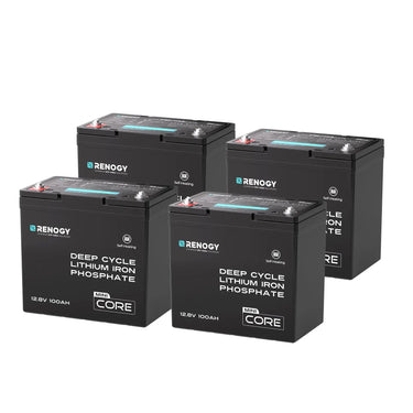 Mini Size 12V 100Ah DuoHeat Tech Lithium Iron Phosphate Battery