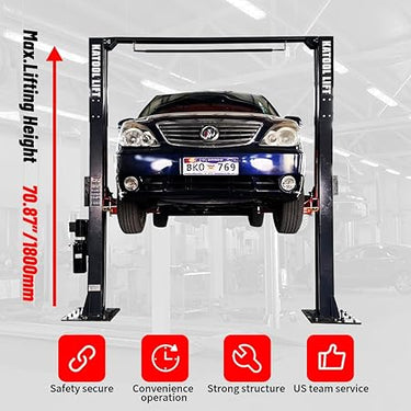 Katool KT-AM120SD 12,000lbs Two Post Lift — KT-AM120SD 12000lbs Two Post Lift only