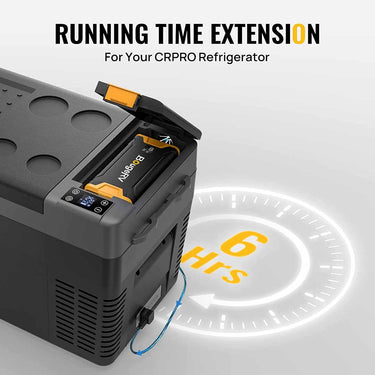 CRPRO30 Nevera portátil de 30 cuartos con estación de energía de 220 Wh