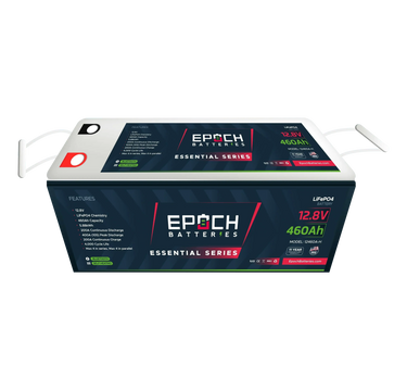 Epoch Batteries 12V 460Ah Essential Series - Bluetooth & Heated LiFePO4 Battery