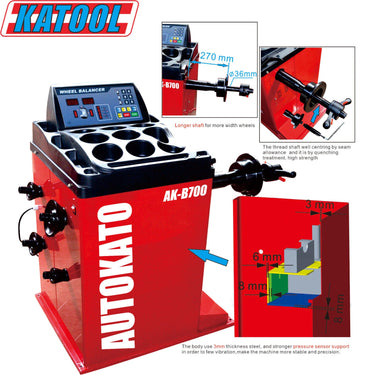 KATOOL KT-T850 Tire Changer & KT-B700 Wheel Balancer Combo — KATOOL KT-T850 Tire Changer & KT-B700 Wheel Balancer Combo only