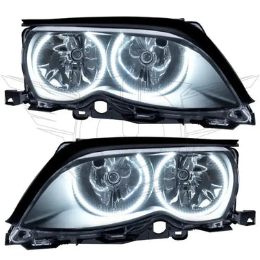 ORACLE Lighting 2002-2005 BMW 3 Series Pre-Assembled Halo Headlights - Black Housing