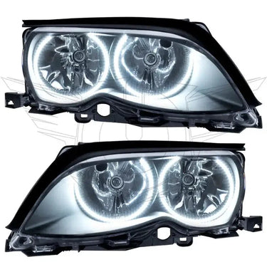 ORACLE Lighting 2002-2005 BMW 3 Series Pre-Assembled Halo Headlights - Black Housing