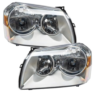 ORACLE Lighting 2005-2007 Dodge Magnum Pre-Assembled Halo Headlights - Chrome Housing