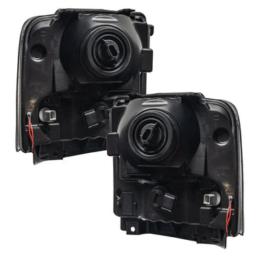 ORACLE Lighting 2005-2007 Ford F-250/F-350 Super Duty Pre-Assembled Halo Headlights - Black Housing
