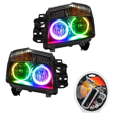 ORACLE Lighting 2008-2015 Nissan Titan Pre-Assembled Halo Headlights