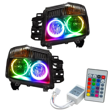 ORACLE Lighting 2008-2015 Nissan Titan Pre-Assembled Halo Headlights
