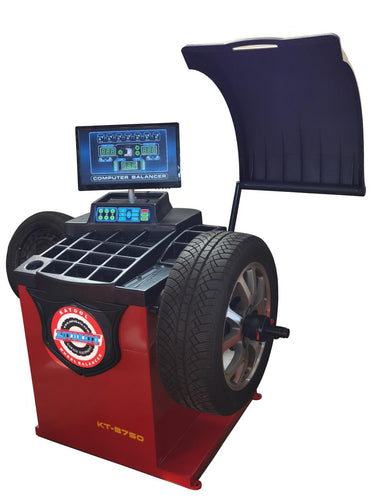 Katool KT-B750 Wheel Balancer — KT-B750 Wheel Balancer + KT-MC2 Motorcycle Wheel Adaptor for Wheel Balancer