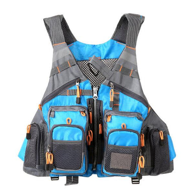 Outdoor Sport Fishing Life Vest Men Breathable Swimming Life Jacket Safety Waistcoat Survival Utility Vest