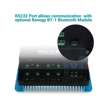 Rover 100 Amp MPPT Solar Charge Controller — 🔥w/ Renogy ONE Core & BT