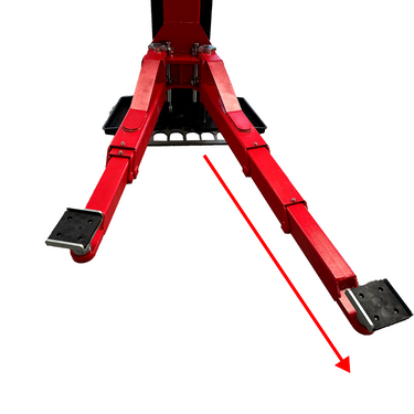 Katool KT-M150D 15,000 lbs Two Post Lift — KT-M150D 15000 lbs Two Post Lift and KT-MP2 Lift Height Extensions (Set of 4)