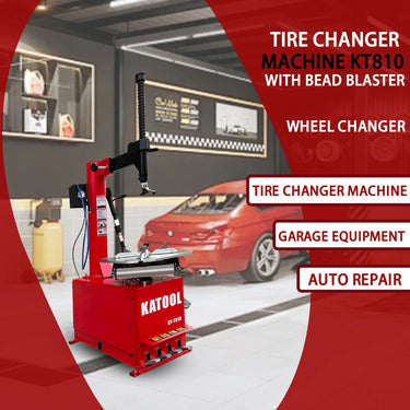 KATOOL KT-T810 Tire Changer + KT-B750 Wheel Balancer Combo — KT-T810 Tire Changer + KT-B750 Wheel Balancer Combo only