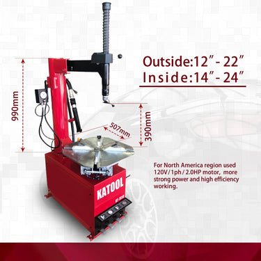 KATOOL KT-T810 Tire Changer + KT-B750 Wheel Balancer Combo — KT-T810 Tire Changer + KT-B750 Wheel Balancer Combo only