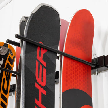 Estantería sólida Solitude Ski | Sistema de almacenamiento de pared ajustable | Capacidad para 10 pares de esquís