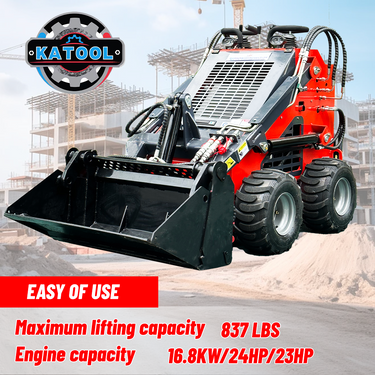 Katool KT-SK26W Mini Skid Steer Track Loader 23HP